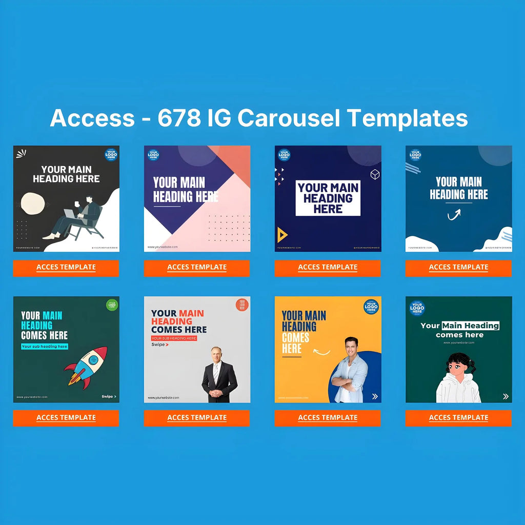 8400+ Canva Social Media Templates Bundle | Instagram Posts, Reels, Stories & More
