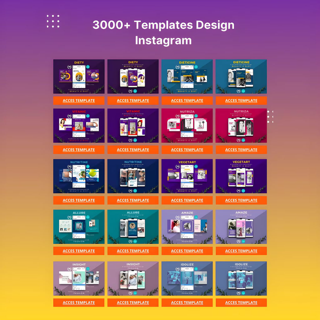8400+ Canva Social Media Templates Bundle | Instagram Posts, Reels, Stories & More
