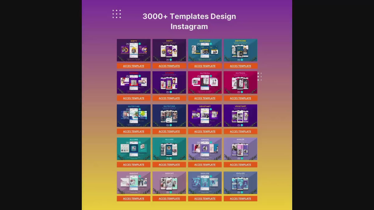 8400+ Canva Social Media Templates Bundle | Instagram Posts, Reels, Stories & More